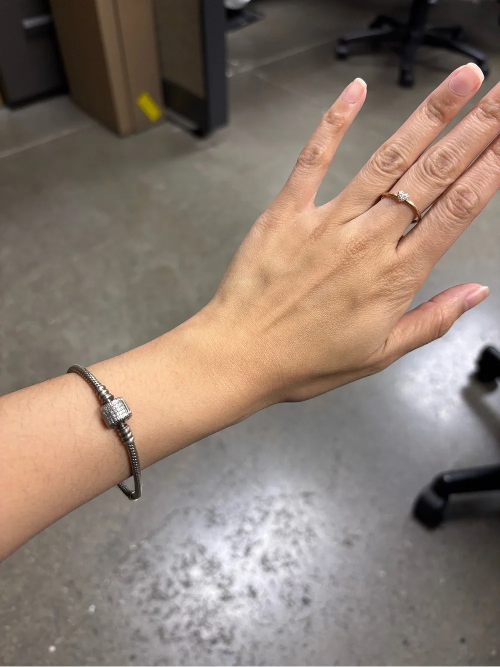 Pandora Sparkling Pavé Clasp Bracelet